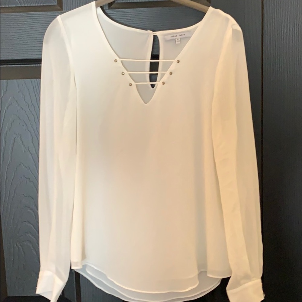 Sheer dress shirt